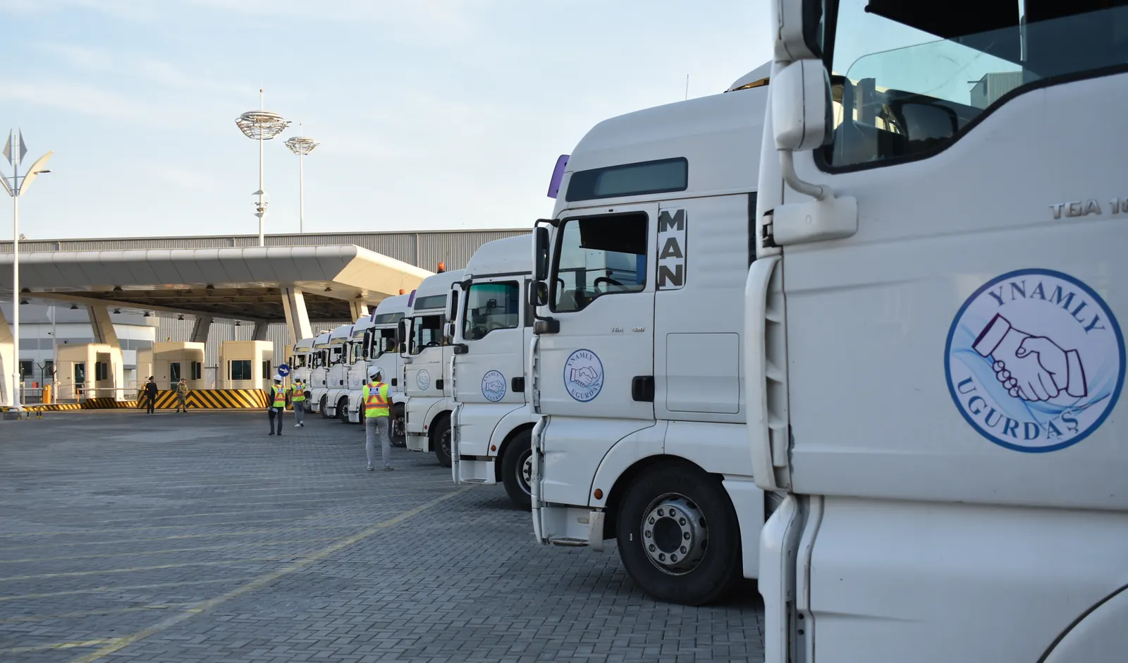 Own trucks of Ynamly Ugurdash